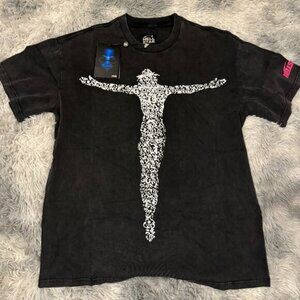 Hellstar QR Christ Black T-Shirt Men’s Size Large